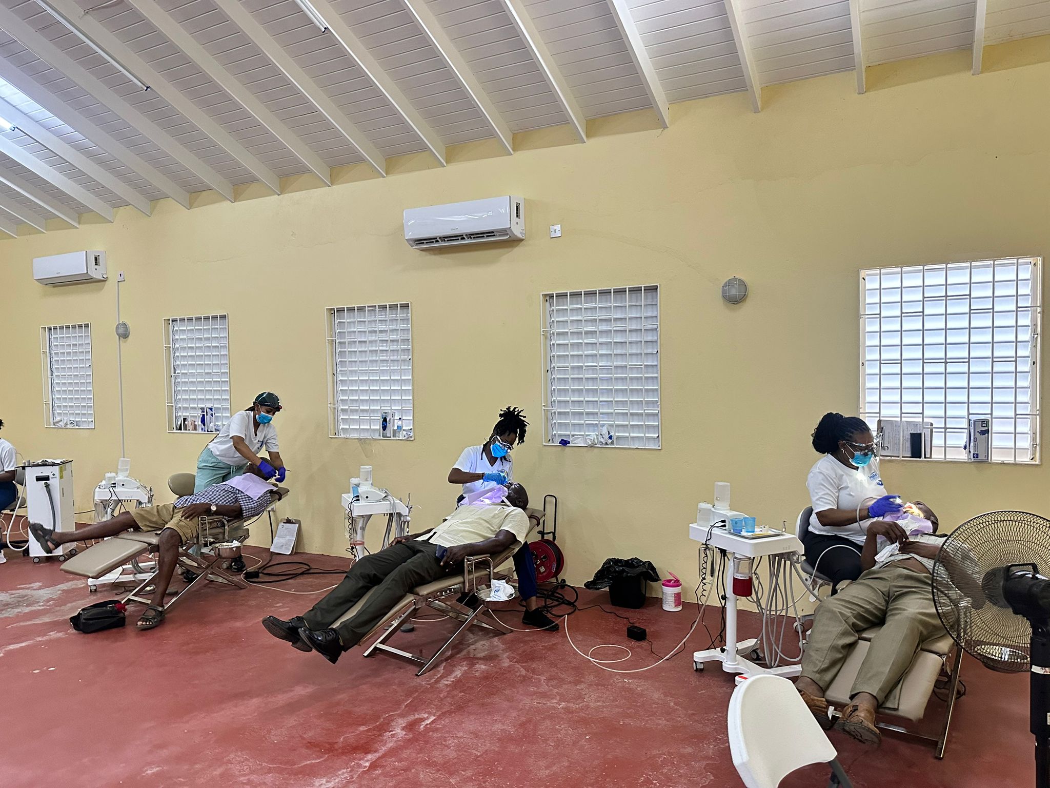 Smiles GCP dental outreach team providing community care